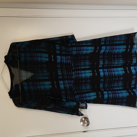 Blue and black dress - Picture 6 of 7